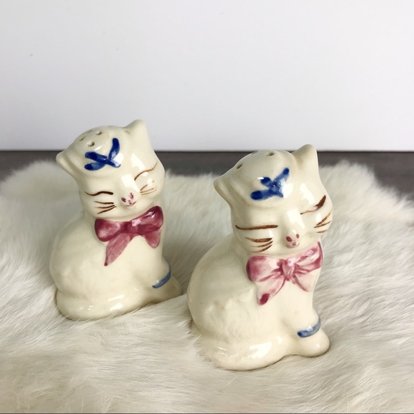 Vintage Other - Vintage Kitty salt & pepper shakers Japan cat